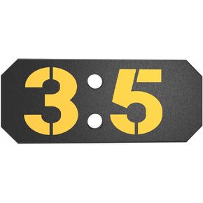 Tribe WOD | Interchangeable Weight Plates for Tribe WOD's Odin Sledgehammer - Weight Plates for Workout Steel Mace - Hammer not Included (Adds up to 35 LB)