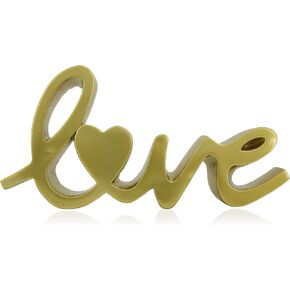 تمثال الحب النصي، علامة طاولة الحب ديكور ذهبي، ديكور منزلي لطاولة قائمة بذاتها، ديكور زفاف، ديكور غرفة المعيشة، هدية لعيد الحب، الذكرى السنوية، ديكور حفل خطوبة الزفاف in Kuwait