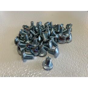 Garage Door 3/8" x 3/4" Track Carriage Bolts, (Pack of 50)