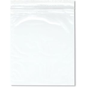 Plymor 6" x 7" (Pack of 100), 2 Mil Zipper Reclosable Plastic Bags