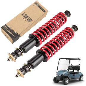 10L0L Golf Cart Front/Rear Coil Over Heavy Duty Shock Absorber Spring for EZGO TXT/Medalist 1994-up Newer Gas or Electric, Replaces OEM# 70630-G01 76418-G01