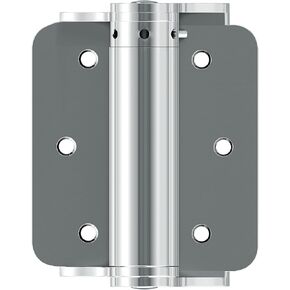 3 Inch Self-Closing Door Hinges, 2-Pack, Adjustable, Storm and Screen Door, Full Surface Mount, Zinc Plated (851594)