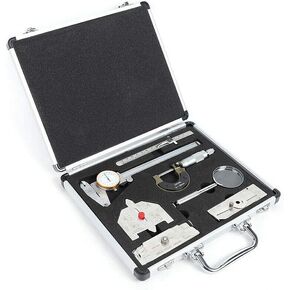 مجموعة أدوات فحص اللحام، مسطرة قياس لحام فيليه + مسماك مكبر، مجموعة أدوات قياس اللحام، مجموعة أدوات قياس اللحام، صندوق علبة مسطرة فحص أكثر دقة 30 × 22 × 5 سم in Kuwait