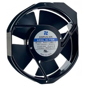 for XINRUILIAN RAH1738B2-C cooling Fan 100-125VAC 0.25/0.26A 50/60Hz 172x150x38mm 172mm Cabinet Cooling Fan 2-pin