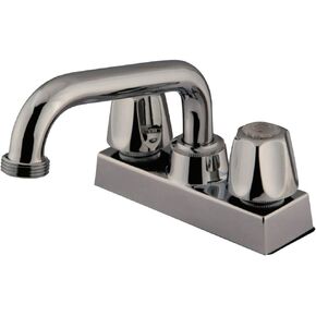 صنبور غسيل Kingston Brass KF461، يصل إلى صنبور 5-3/4 بوصة، كروم مصقول