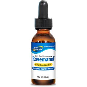 North American Herb & Spice Rosemanol - 1 fl. oz. - Wild Rosemary Oil - Supports Healthy Nerves, Potent Antioxidant - Non-GMO - 120 Servings