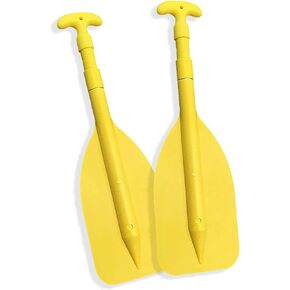 Pactrade Marine 2 of Marine Kayak Canoe Raft Jet Ski Yellow Telescopic Aluminum Oar Paddle