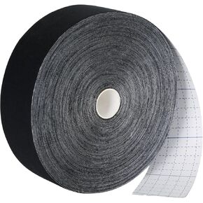 Kinesiology Tape Waterproof Sport Tape Athletic for Support & Protect Muscle Avoid Injury, 2 in. x 115 ft Black Kinesiotape Uncut Roll