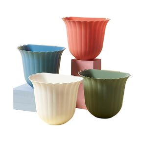 4 Pack Hanging Trash Can, Hanging Kitchen Waste Bins Over-Cabinet Trash Can, Collapsible Hanging Small Plastic Garbage Bowl Collecting Food Scraps for Bedroom Bathroom Office Camping