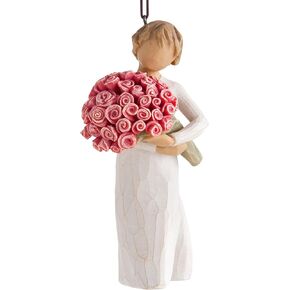 Willow Tree Abundance Ornament, sculpted hand-painted figure