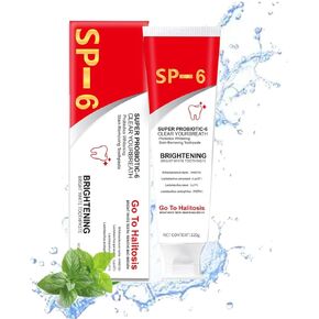 Sp 6 Toothpaste, Sp-6 Ultra Whitening, Sp 6Probiotic Toothpaste, Deep Cleaning Care Toothpaste, Fresh Breath120g