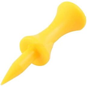 1 3/4" Yellow Plastic Step Down Golf Tees (100 Count)