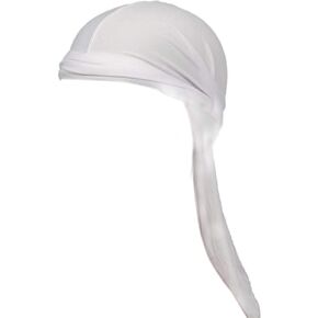 Cotton Stretchable Premium Durag 360 Waves Extra Long Tail Straps for Men