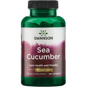 Swanson Sea Cucumber - Natural Supplement Promoting Joint Health & Mobility Support - Supports Cartilage Protection & Connective Tissue Health - (100 Capsules, 500mg Each)