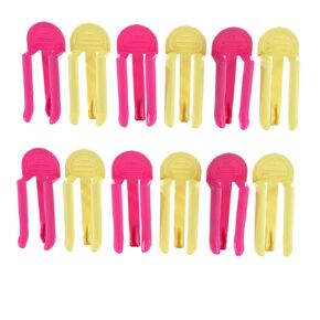 12Pcs Garbage Bin Clips,Practical Trash Can Clamp Plastic Garbage Bag Clip Fixed Waste Bin Bag Holder Rubbish Clip Holder for Home,Kitchen,Office in Kuwait