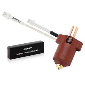 Original Ender 3 V3 KE Hotend with Ceramic Heating Block Kit and Silicone Sock Bi-metal Heatbreak High Flow&High Temp ONLY Compatible with Creality Ender 3 V3 KE 3D Printer-NOT for Ender 3 V3 SE