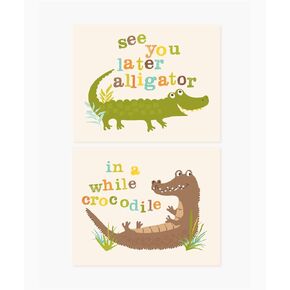 Art Print Set - See You Later, Alligator