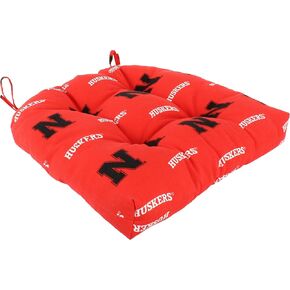 College Covers ComfySeat College Indoor/Outdoor Seat Patio D Cushion, 20" x 20", NC State Wolfpack