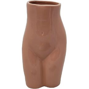 Female Form, Butt, Bottom, Body Ceramic Flower Vase for Modern, Boho Décor