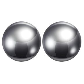 2pcs Precision Balls 33mm Diameter G10 Chrome Steel Ball for Bearings, Silver