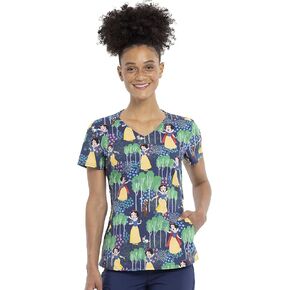 Tooniforms Women Scrubs Top V-Neck TF732