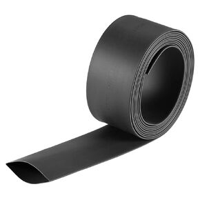 uxcell Heat Shrink Tubing, 1"(25mm) Dia 41mm Flat Width 2:1 rate Shrinkable Tube Cable Sleeve 2m - Black