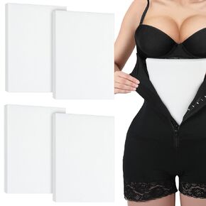 Sosation 6 Pcs Lipo Foam Board - Post Surgery Compression Garment, 8 x 11 Inches, White