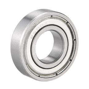 uxcell 6001Z Deep Groove Ball Bearing Single Shield 60101, 12mm x 28mm x 8mm Chrome Steel Bearings (Pack of 3)
