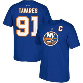 John Tavares New York Islanders Blue Reebok Adult Gametime Twill Player T-Shirt