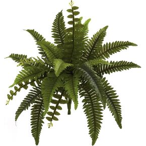 Nearly Natural 14in. Boston Fern (Set of 6) Artificial Plant, Green, 6 Count