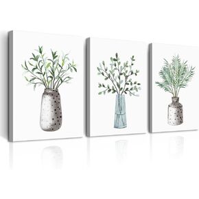 DZRWUBHS Abstract Dandelion Flowers Watercolor Paintings Canvas Wall Art For Living Room Bedroom Office Wall Decor Modern Wall Pictures Prints Artwork Kitchen Decorations Room Home Decor 3 Piece