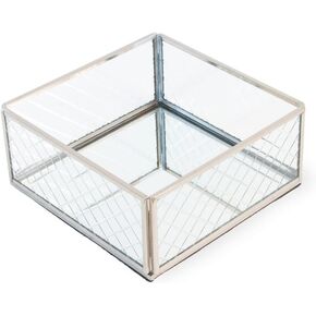 Boston International Napkin Holder Caddy, Guest Towel Size, Clear Acrylic