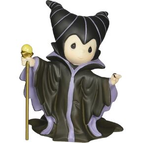 Precious Moments - Disney Maleficent Porcelain Bisque Figurine - Perfect for Home Decor & Gift, with a Touch of Magic from The Enchanting World of Disney