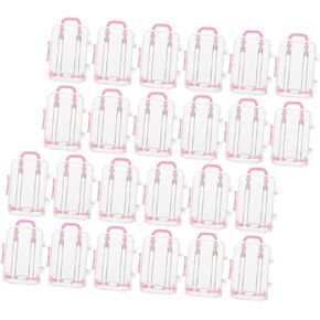 24pcs Boxes Boxes Trolley Case Wedding Candies Box Sunflower Decals for Walls Doorables Christmas Candy Packaging Boxes Favors Bridesmaid Decorate Suitcase Pink