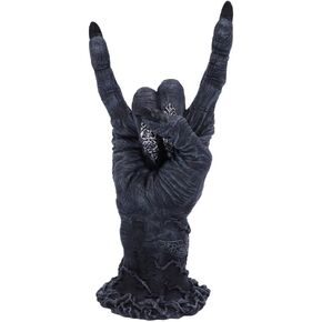 Nemesis Now Baphomet's Horns Hand Figurine, Hand-Painted Resin Gothic Decor, Heavy Metal and Horror Home Decoration, 17.5cm