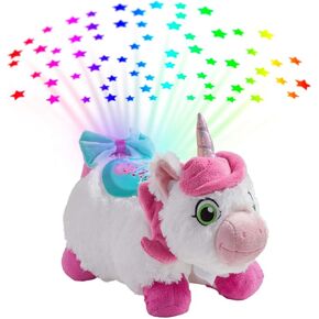 Pillow Pets Nickelodeon Nella The Princess Knight Trinket Sleeptime Lites, White