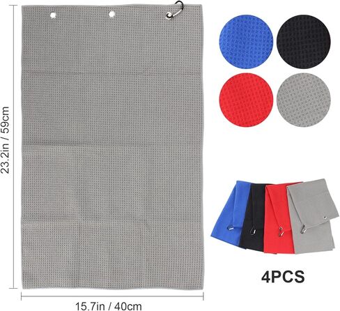 4 قطع منشفة بولينج، منشفة كرة بولينج، منشفة بولينج مرحة، ملحقات بولينج للرجال، ملحقات بولينج للنساء، هدية بولينج، منشفة بولينج مع 3 حلقات، منشفة بولينج بمشبك in Kuwait