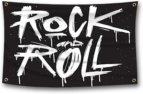 نسيج JXJV Rock And Roll، نسيج الفرقة، نسيج العلم الفني، ديكورات حفلات الروك آند رول، غرفة النوم، غرفة المعيشة، ديكور صالة النوم المشتركة، ديكورات الحفلات المعلقة على الحائط الصخري (59 بوصة × 39 بوصة) in Saudi Arabia