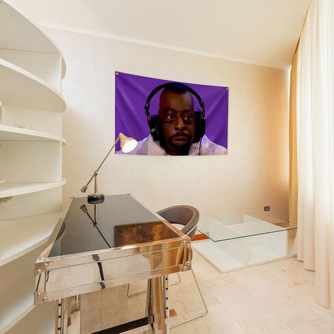 ملصق مضحك رجل دائم كهف جدار العلم بيتلجوس راية 3x5ft كلية غرفة النوم ديكور مع 4 الحلقات النحاسية تتلاشى برهان الزينة in Saudi Arabia