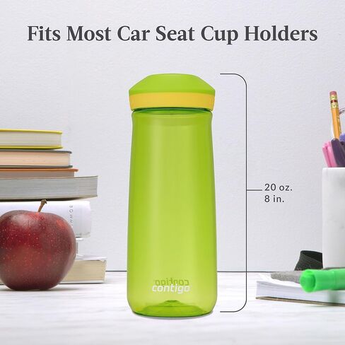 Contigo Kids’ Micah Water Bottle with Leak-Proof Lid, 20oz, Blue Raspberry/Blueberry in Saudi Arabia