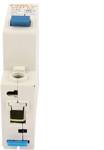 قاطع دائرة Uxcell AC 230/400V 40A 1 Pole للحماية من التحميل الزائد MCB DZ47-63-C40 in Saudi Arabia