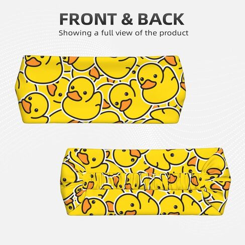 Workout Headbands for Women Men Rubber Duck Sport Sweatbands Elastic Headband Moisture for Wicking Exercise Fitness Running Tennis Yoga in Saudi Arabia