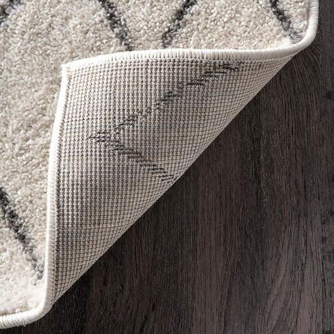 nuLOOM Mila Moroccan Diamond Area Rug, 5x8, Off-white in Saudi Arabia