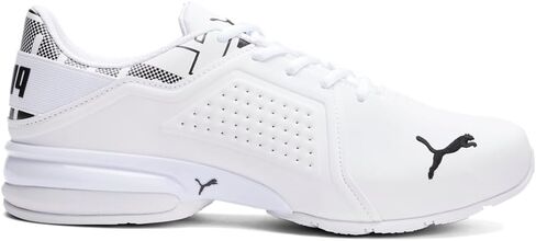حذاء رياضي للجري Viz Runner Repeat من Puma للرجال - أبيض - مقاس 8 M in Saudi Arabia