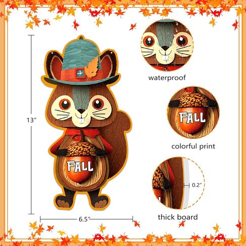 WaaHome سقوط التماثيل الزينة للمنزل، مزرعة تقع في الحب علامة اكليلا من الزهور لديكور الباب الأمامي، خريف الخريف ترحيب ديكور علامة شماعات للمنزل جدار باب الشرفة زينة عيد الشكر in Kuwait