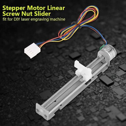 Stepper Motor Slider,DC 12V Stepper Motor with Linear Screw Nut Slider for DIY Laser Engraving Machine in Saudi Arabia
