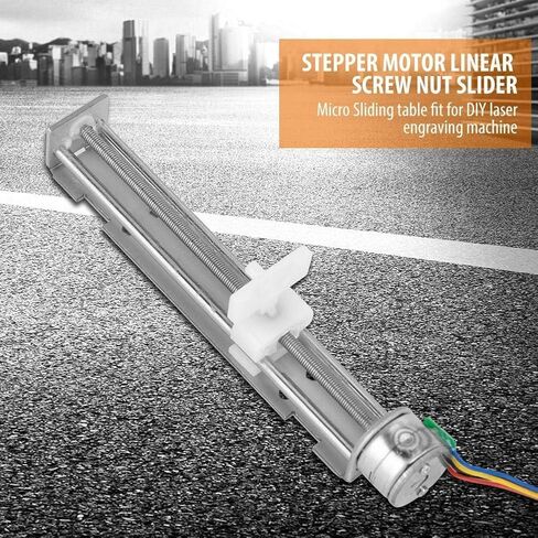 Stepper Motor Slider,DC 12V Stepper Motor with Linear Screw Nut Slider for DIY Laser Engraving Machine in Saudi Arabia