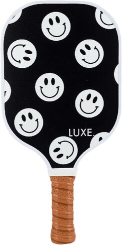 LUXE Pickleball Paddle | Leisure Edition | Cute, Fun, Stylish, Pickle Ball Paddles with Fiberglass Surface | Soft, Non-Slip Cushion Grip in Saudi Arabia