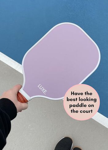 LUXE Pickleball Paddle | Leisure Edition | Cute, Fun, Stylish, Pickle Ball Paddles with Fiberglass Surface | Soft, Non-Slip Cushion Grip in Saudi Arabia