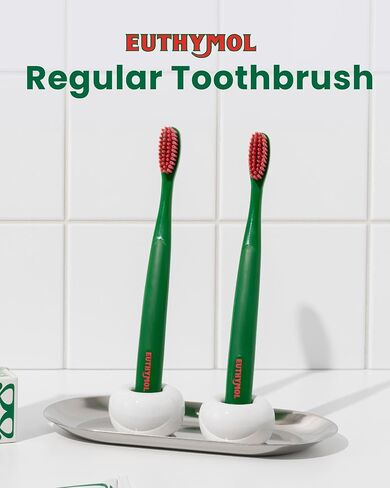 Euthymol Whitening Toothbrush (Pink, 6 Count) - Premium Soft Dual-Tension Bristles. Advanced Plaque Removal, Stain Reduction. in Saudi Arabia